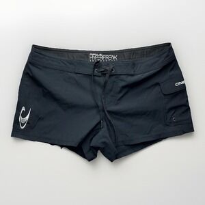 Oneill Hyperfreak Womens Board Shorts Size 5 Beach Swimming Lake Black Lace Up